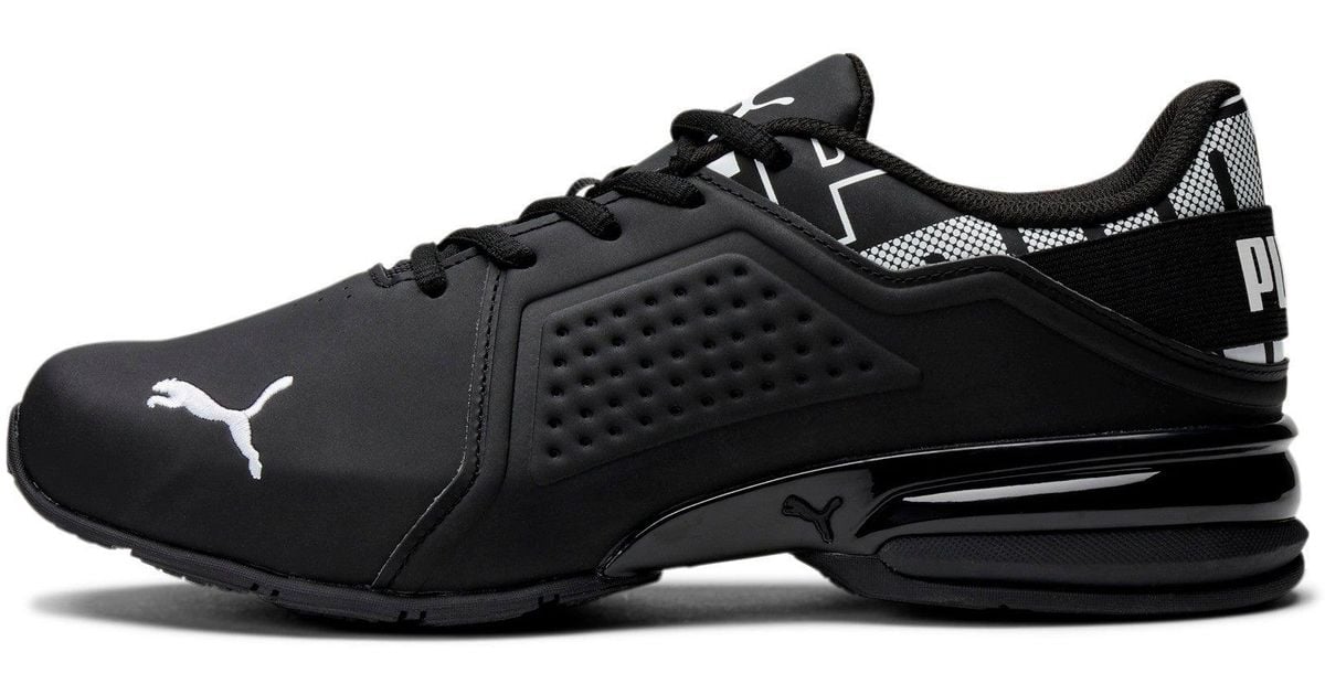 PUMA Viz Runner Repeat Running Sneakers in Black | Lyst