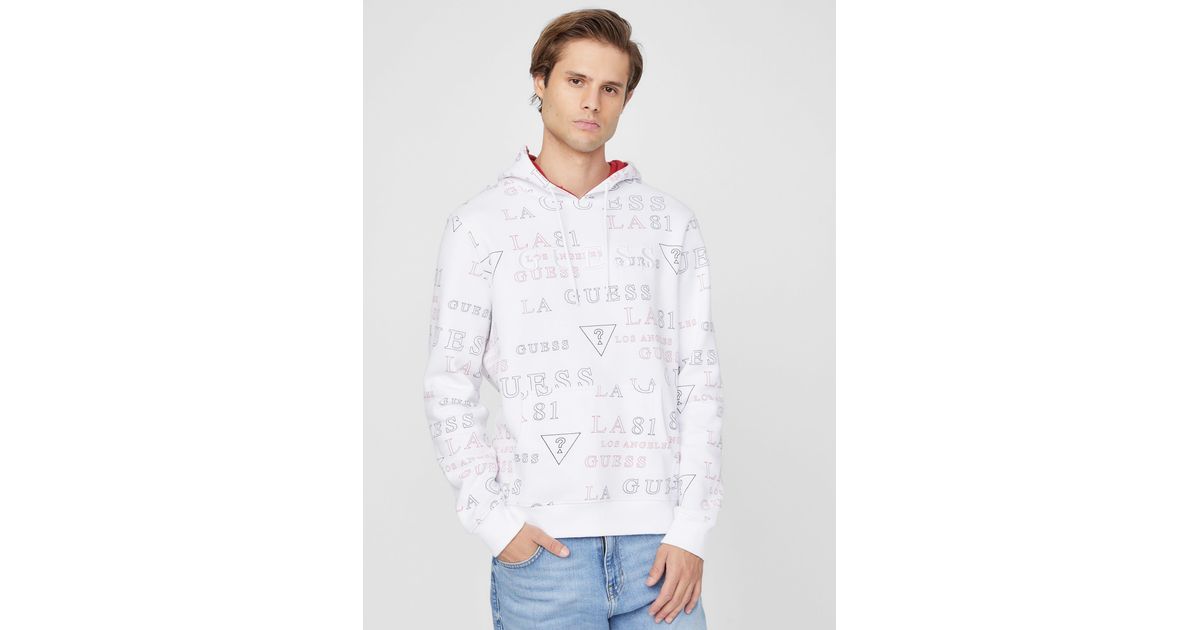 Guess Factory Eco Devan Logo Hoodie in 