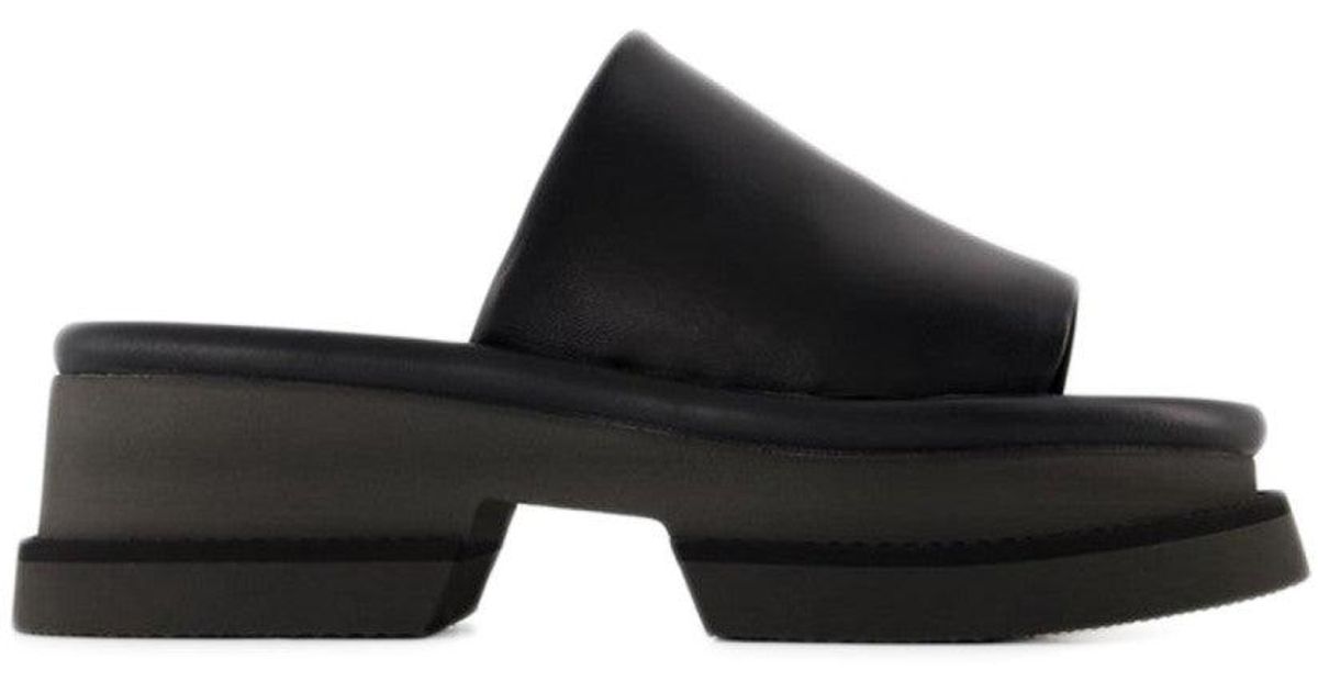 【関税込み】Faith Sandals - Clergerie - Black - Leather Faith Sandals - Clergerie - Black - Leather