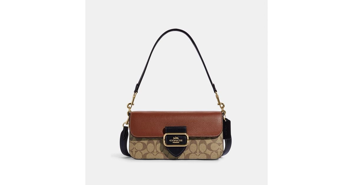 Coach ★ Morgan Shoulder Bag In Colorblock Signature Canvas Bag Reveal: Coach Morgan Shoulder Bag In Colorblock