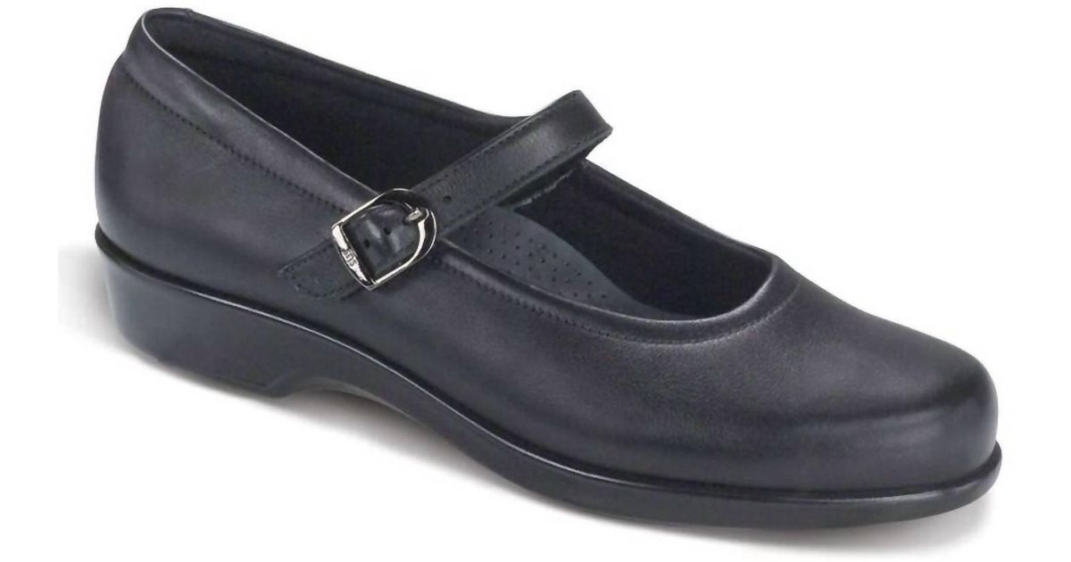 SAS Maria Mary Jane Shoe Medium in Blue Lyst