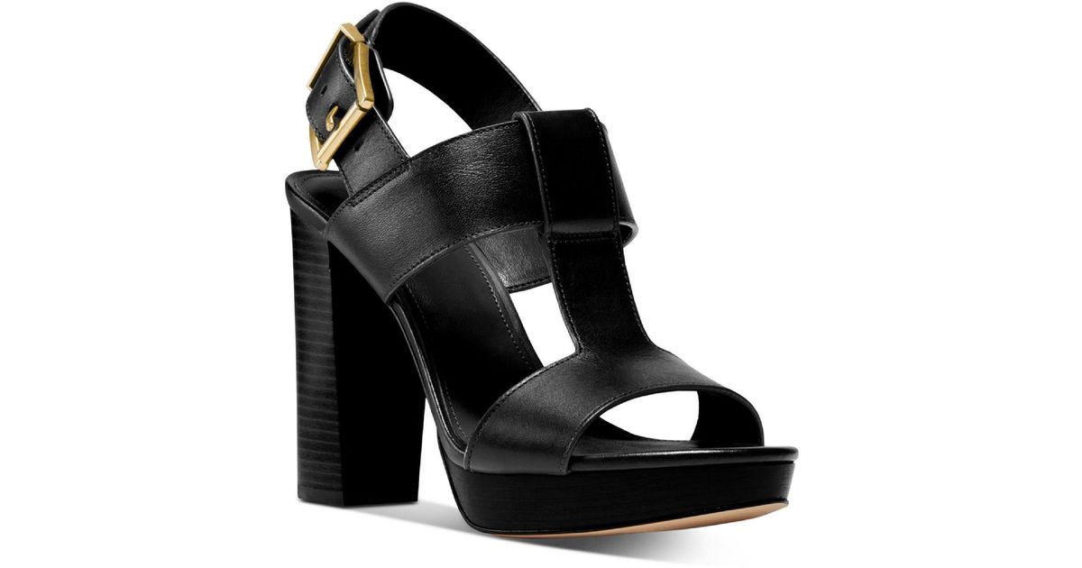 michael kors becker t strap