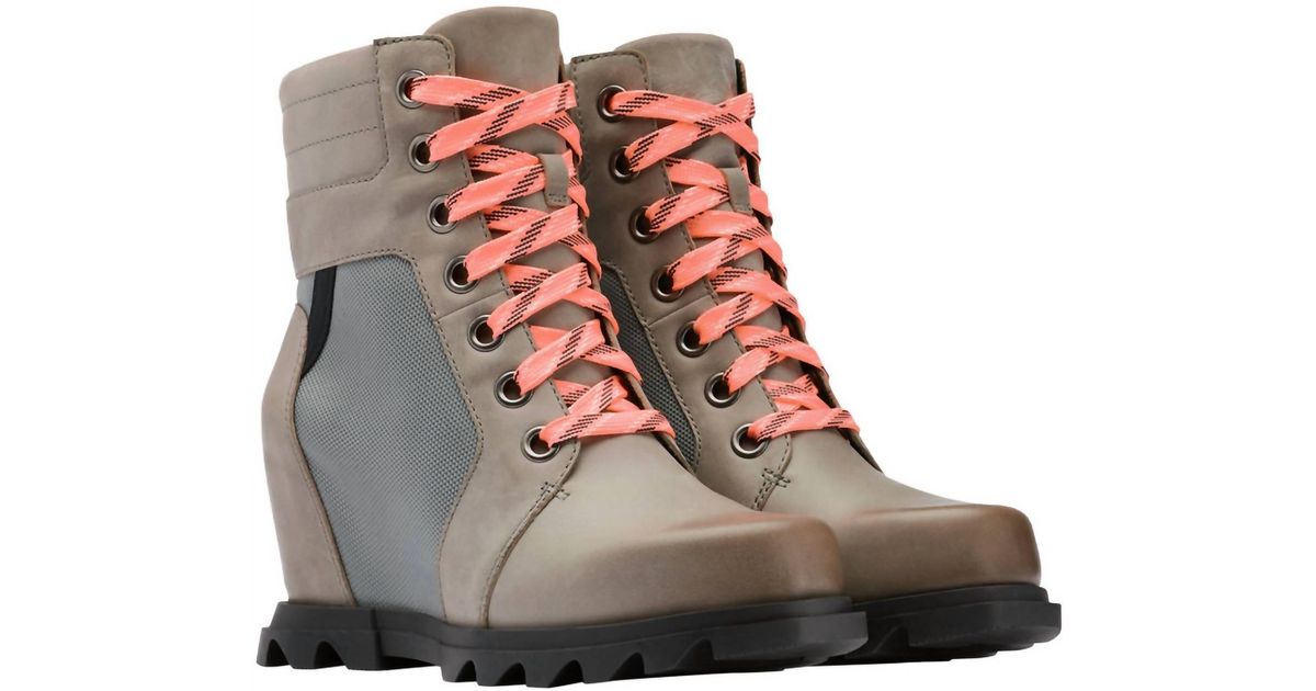 Sorel Joan Of Arctic Wedge Iii Lexie Fashion Boots in Gray | Lyst