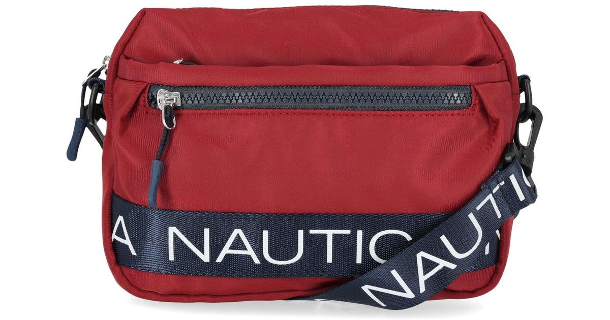 Nautica Bean Crossbody Bag in Red | Lyst
