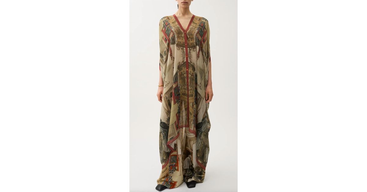Rodebjer Agave Studio Caftan Dress in Natural | Lyst