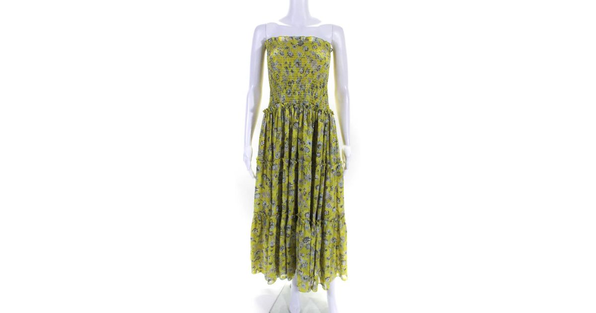 ALEXIS Floral Embroidered Open Shoulders Mini Dress main image 1