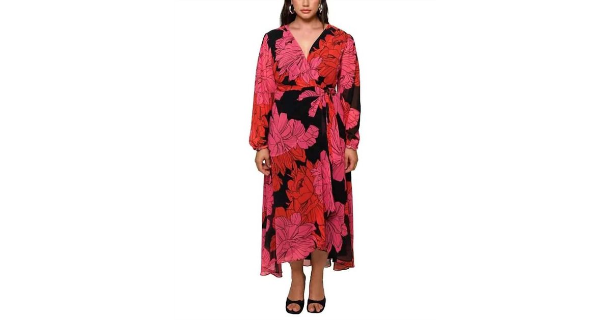 Hutch The Ridge Maxi Dress - Blue Multi main image 1