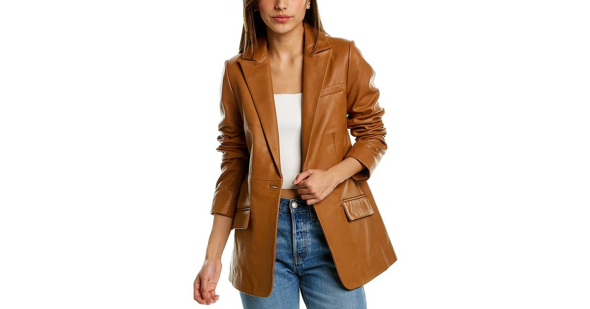 Walter baker trench cheap coat with leather sleeves