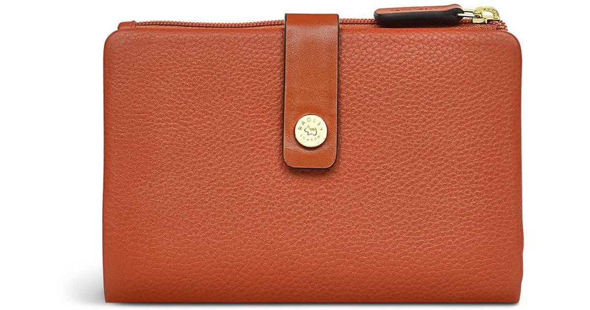 Radley Larkwood Medium Bifold Wallet in Orange Lyst