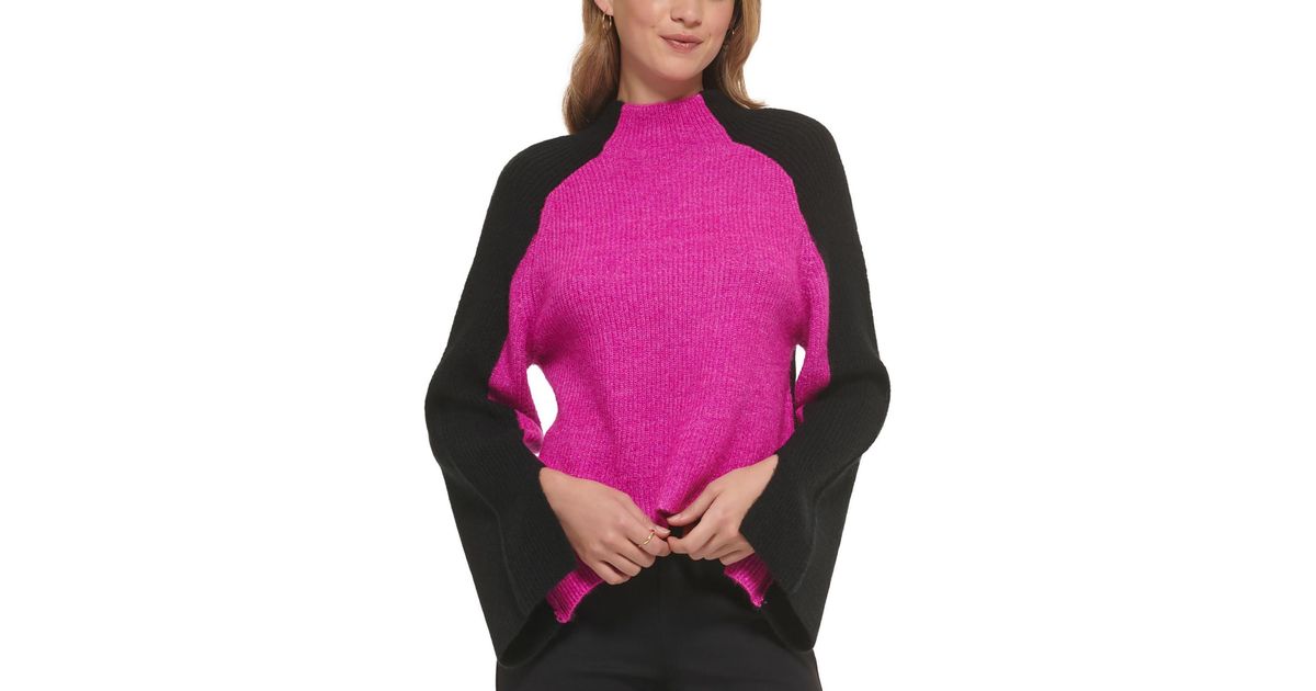 Dkny color block sweater hotsell