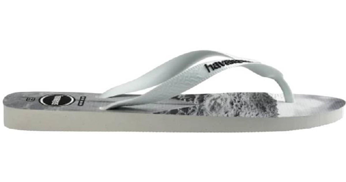 white havaianas slippers men