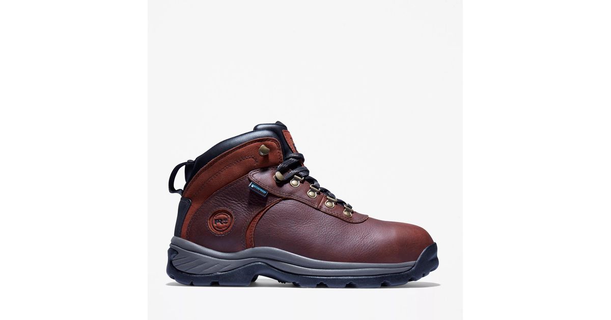 Timberland Flume Work Steel Toe Waterproof Work Boot in Brown for Men