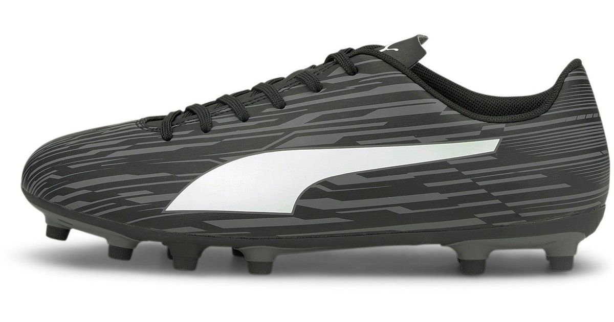 PUMA Rapido Iii Fg/ag Soccer Cleats in Black for Men | Lyst