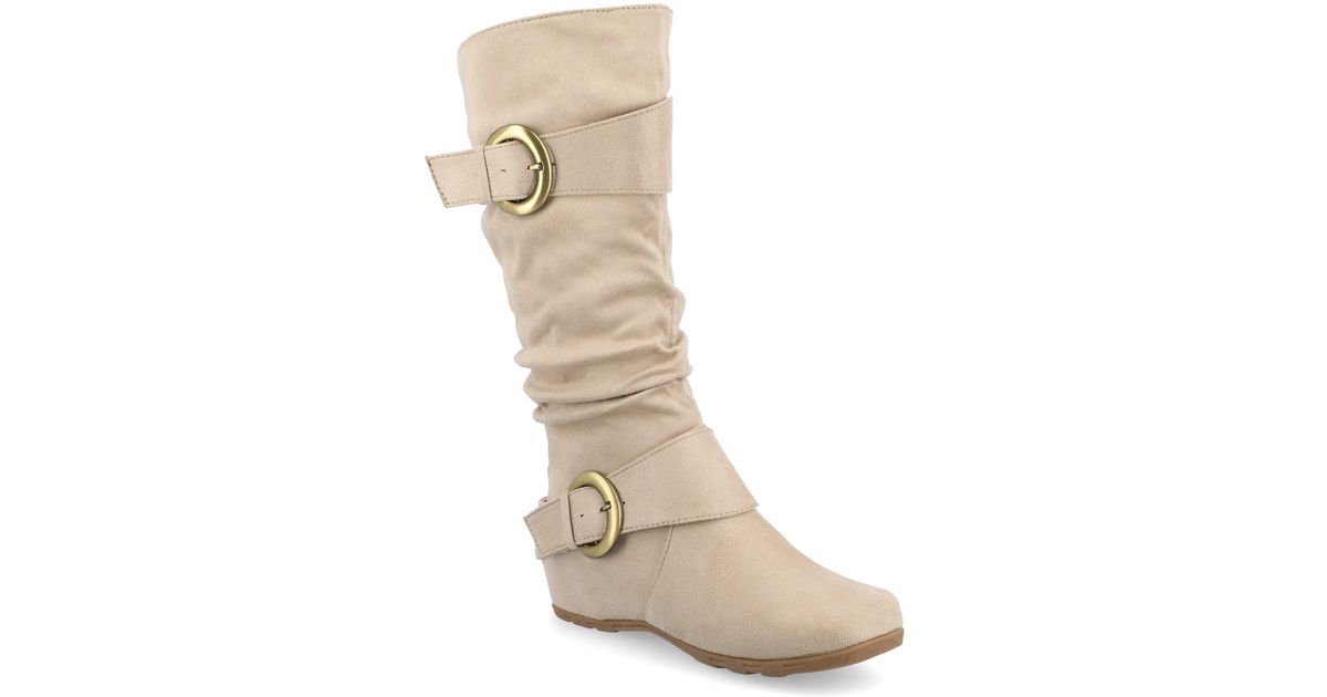 Journee Collection Jester01 Boot in Natural Lyst