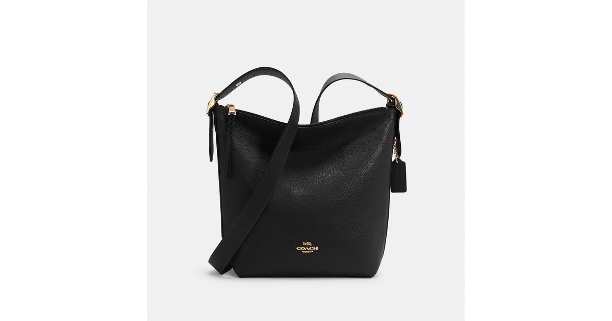 Coach Outlet Val Duffle in Black Lyst