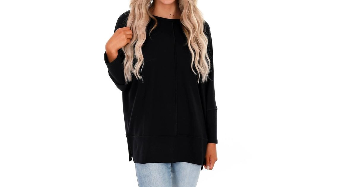 Spanx Perfect Length Top Dolman Sweatshirt