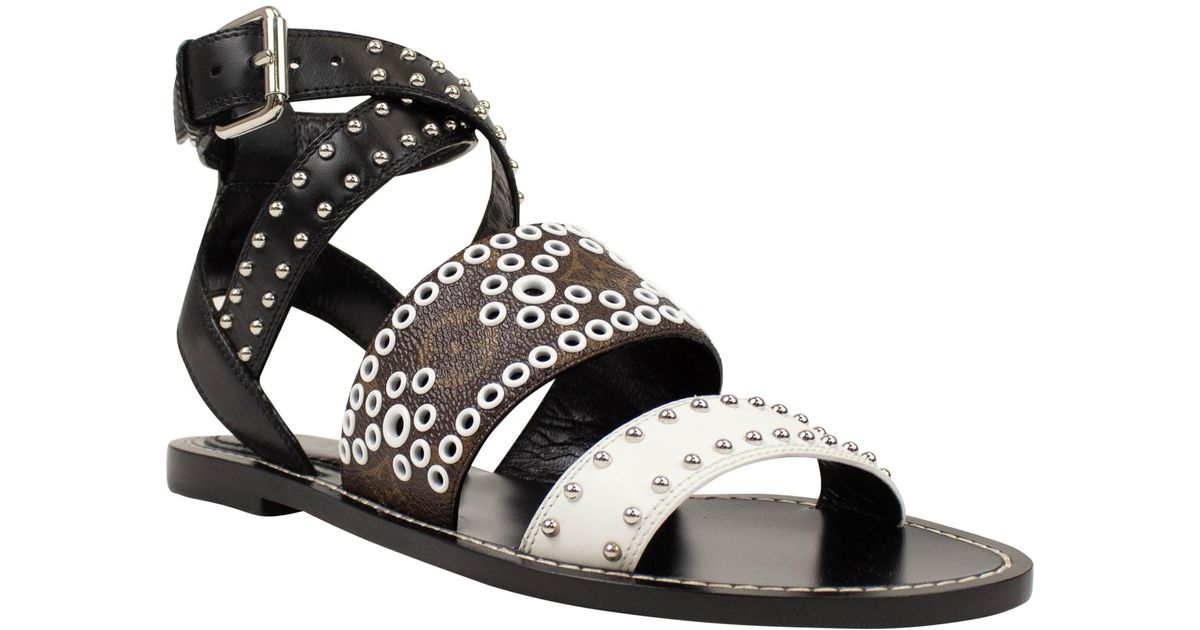 Louis Vuitton Passenger Sandal in Black | Lyst Australia