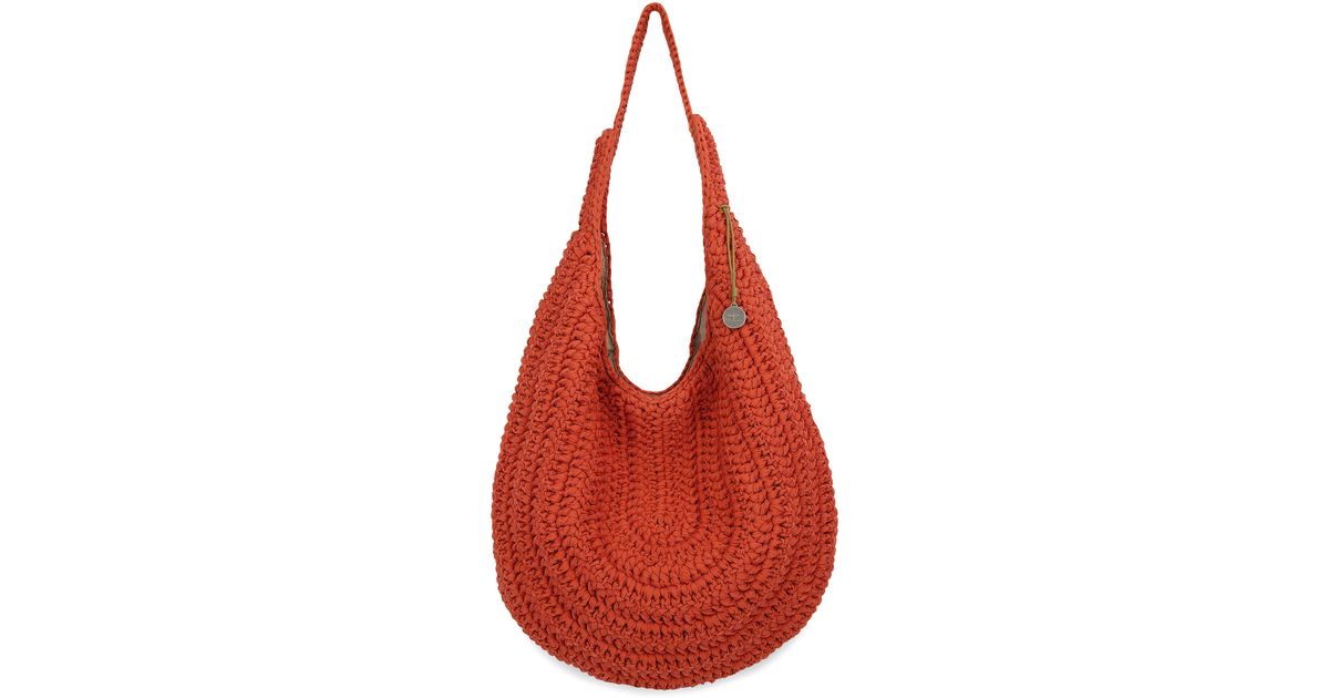 The Sak Gaia Recycled Oversized Hobo in Red Lyst