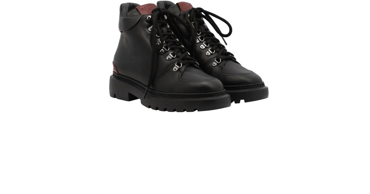 Bally Valiant Calf Leather Boots in Black for Men | Lyst