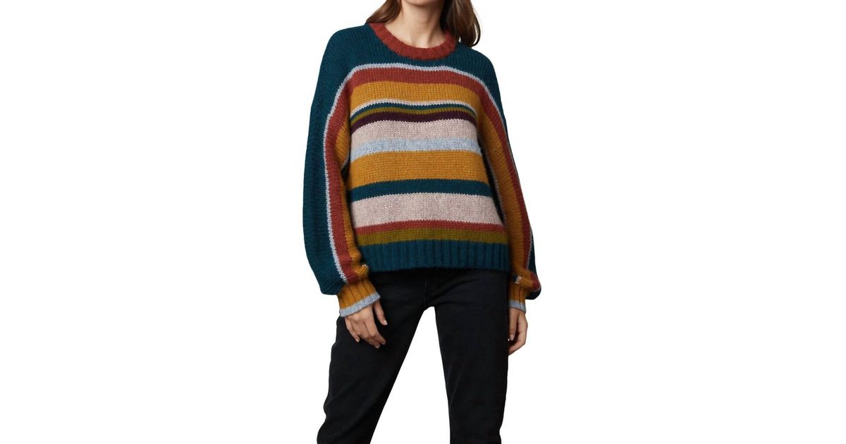 Velvet By Graham & Spencer Samara Sweater in Blue Lyst
