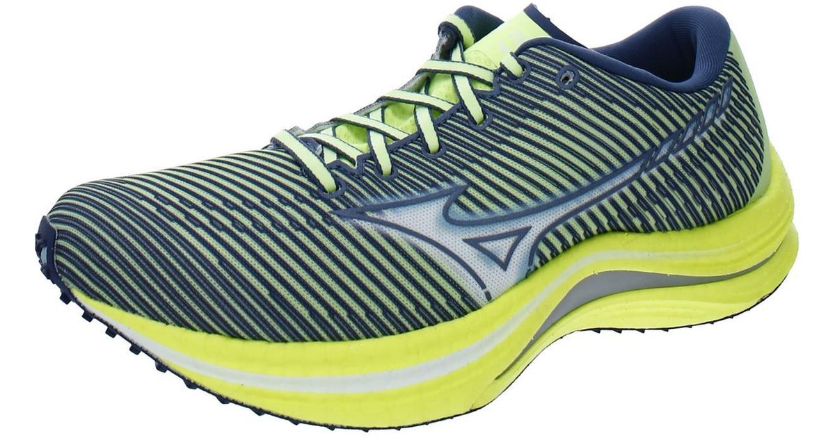 Mizuno Wave Rebellion Fitness Workout Running Shoes in Blue | Lyst
