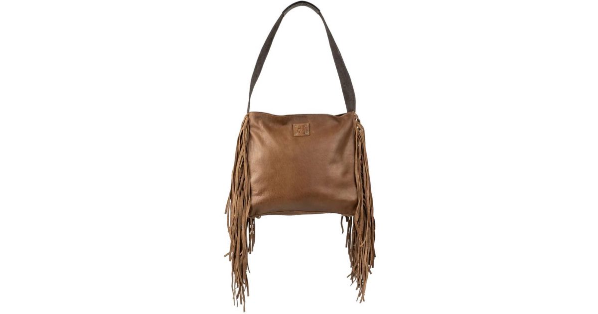 Oreanas Fringe Purse Rutton Ranch STS Ranchwear Boho Cowgirl Faye Fringe Purse in Brown | Lyst