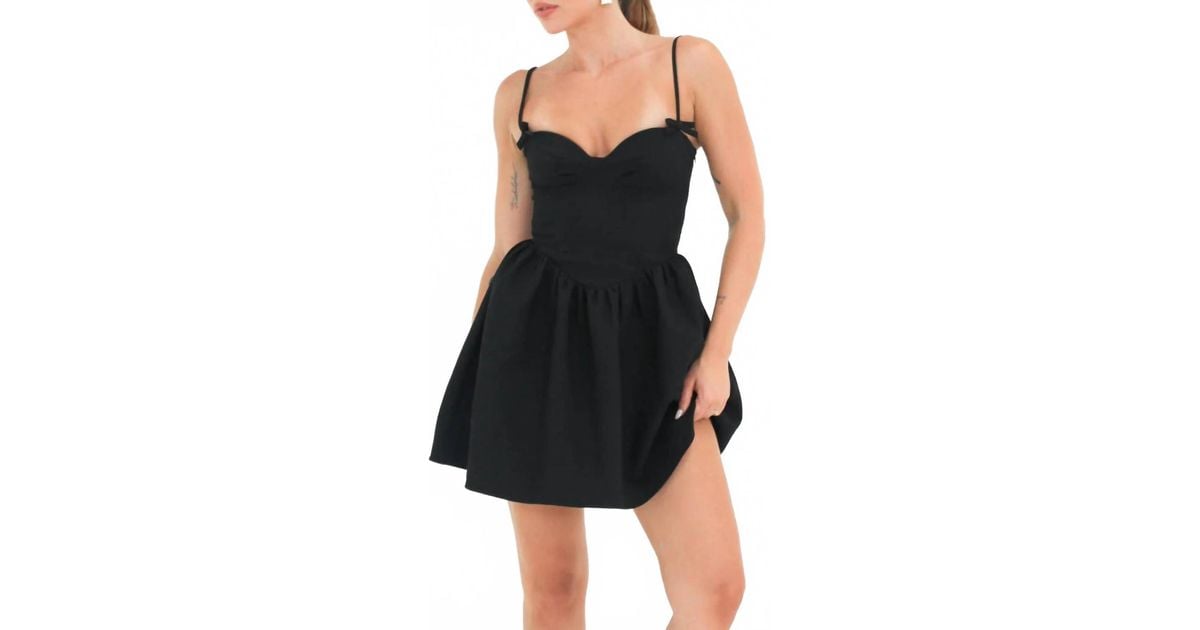 rumored black dress Positano Midi Dress | Black | Size S