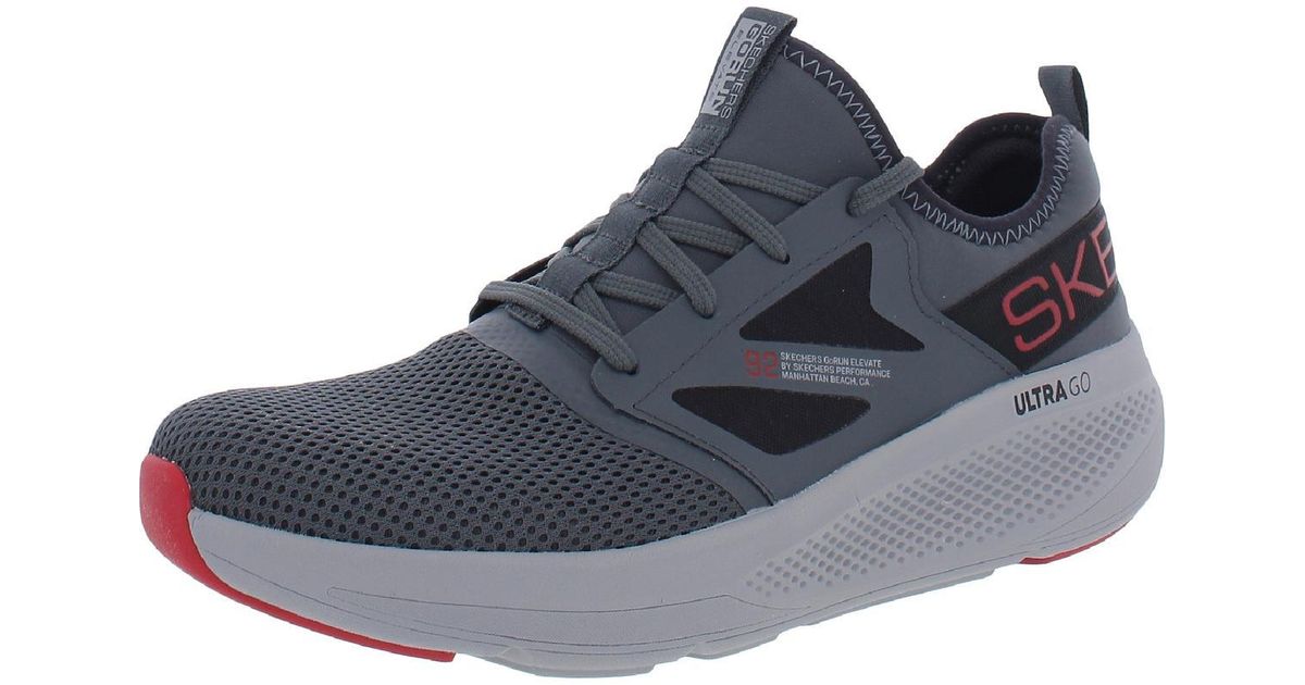 Skechers Go Run Elevate- Ultimate Valor Fitness Lifestyle Athletic And  Training Shoes in Blue for Men | Lyst