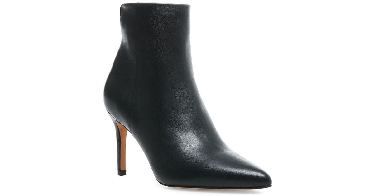 Steven by Steve Madden Leiland Leather Bootie 9.5 in Black Lyst