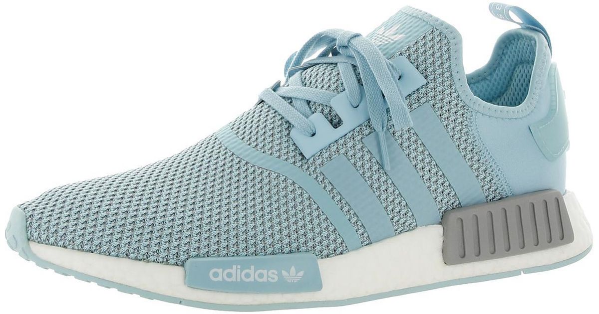adidas Originals Nomad R1 Knit Trainers Running Shoes in Blue for Men
