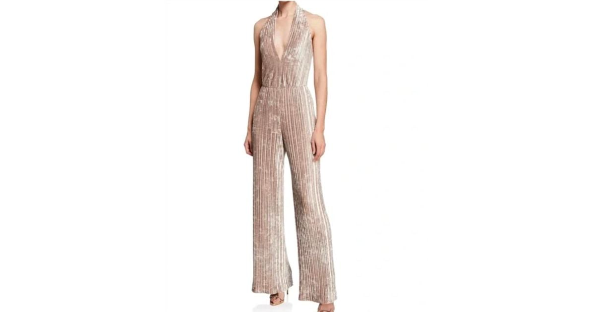 Black halo denley jumpsuit new arrivals
