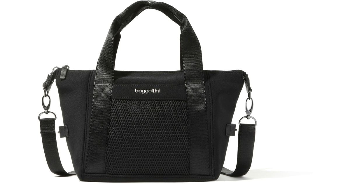 Baggallini All Day Mini Duffel Crossbody Bag in Black Lyst