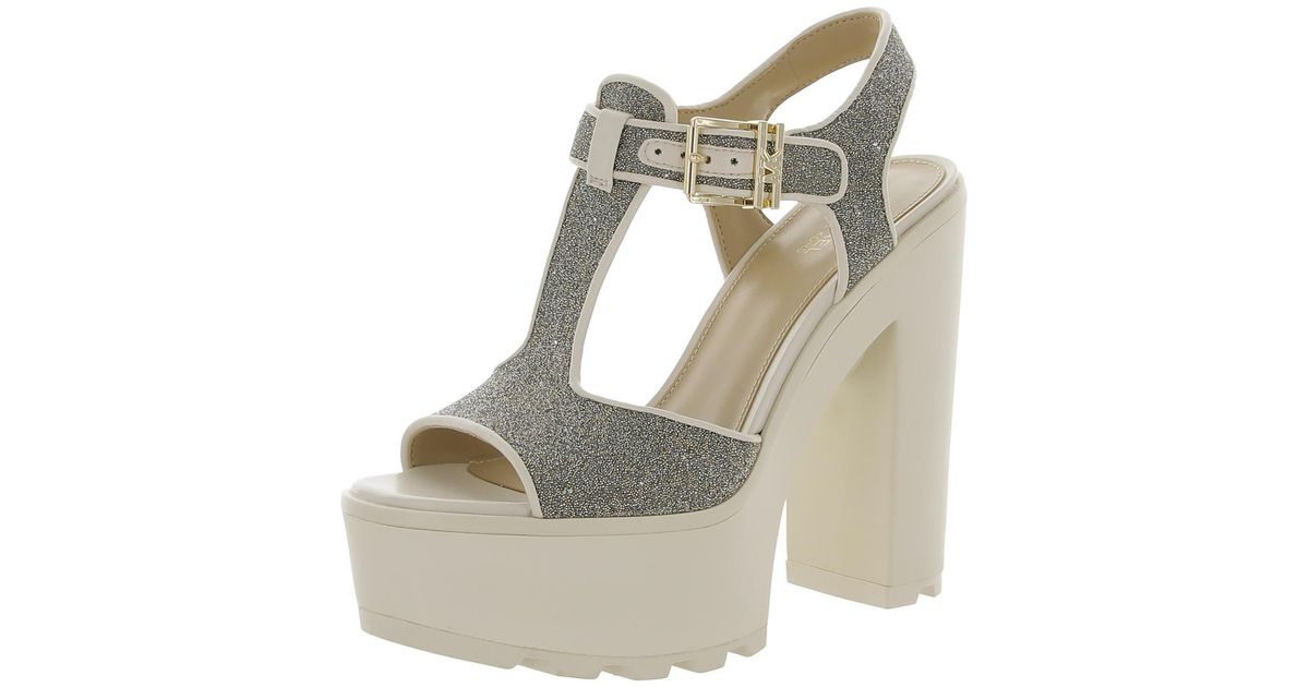 Sinead Leather Platform Sandal Michael Kors Canada CA 2025