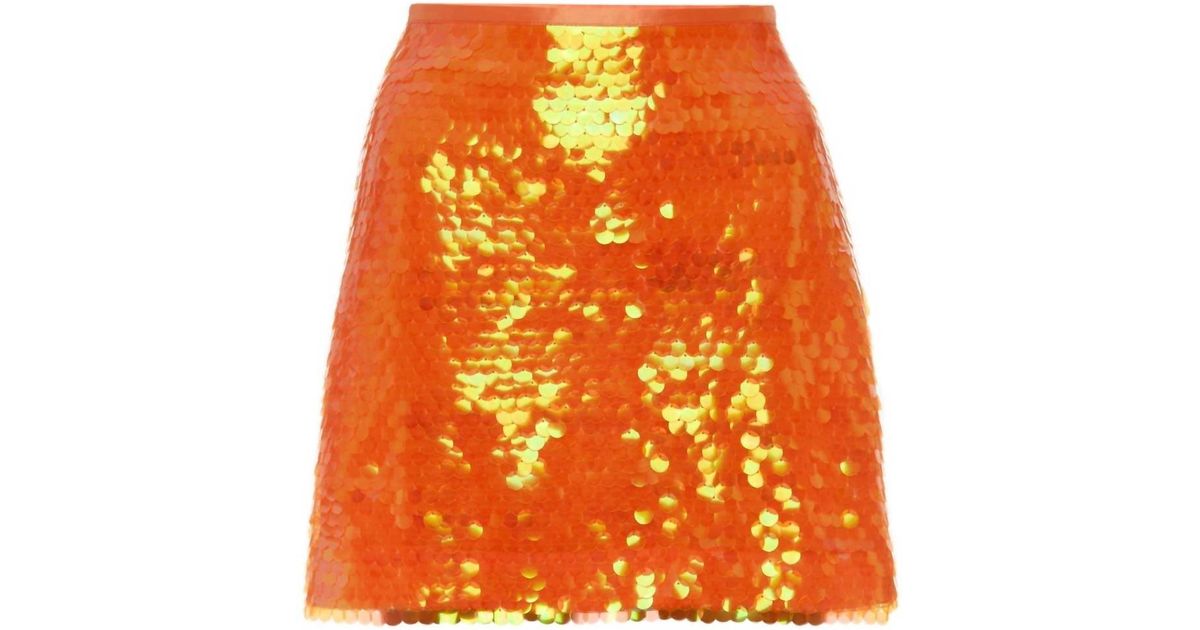 Le Superbe Jolly Rancher Skirt In Bright Tangerine in Orange Lyst