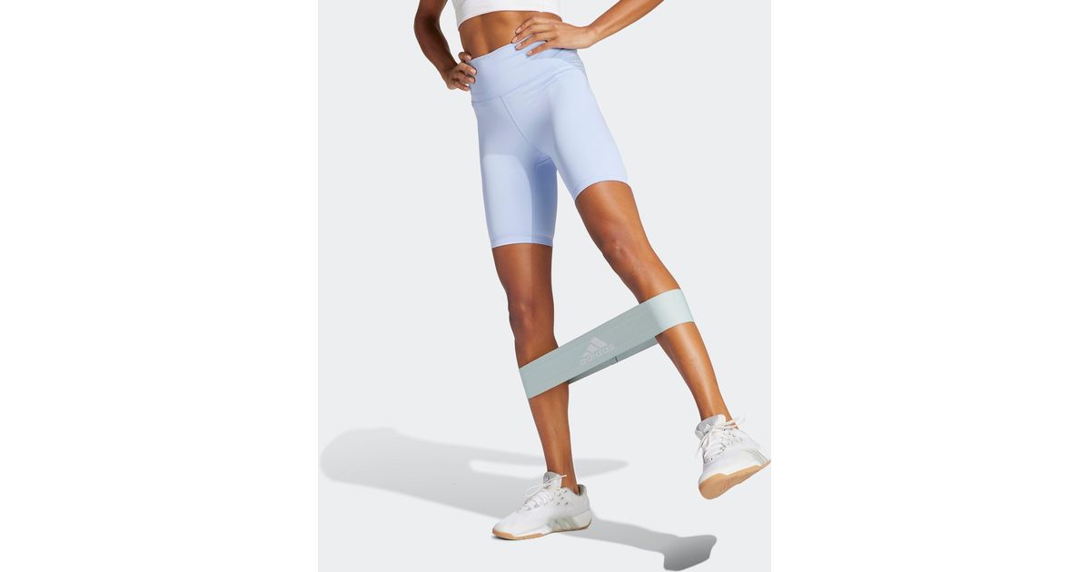 adidas Thebe Magugu Bike Shorts in Blue Lyst