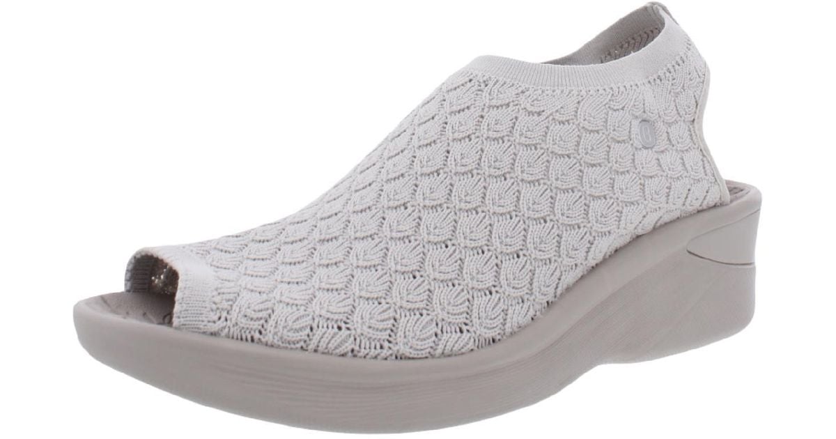 Bzees Secret Sock Slingback Sport Als in Gray Lyst
