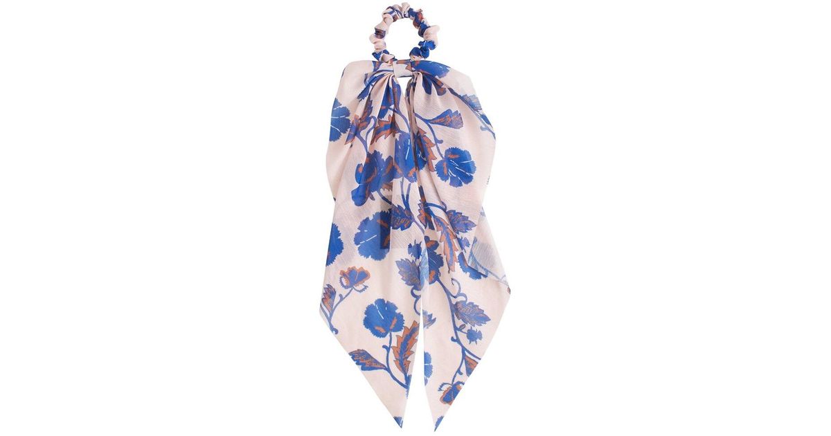 Roberta Roller Rabbit Cardoon Vine Patty Silk-Blend Dress in Blue | Lyst