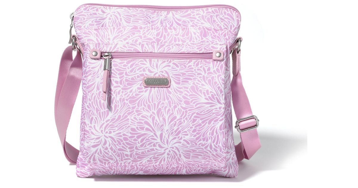 Baggallini Go Bagg Crossbody Bag With Rfid Wristlet in Gray Lyst