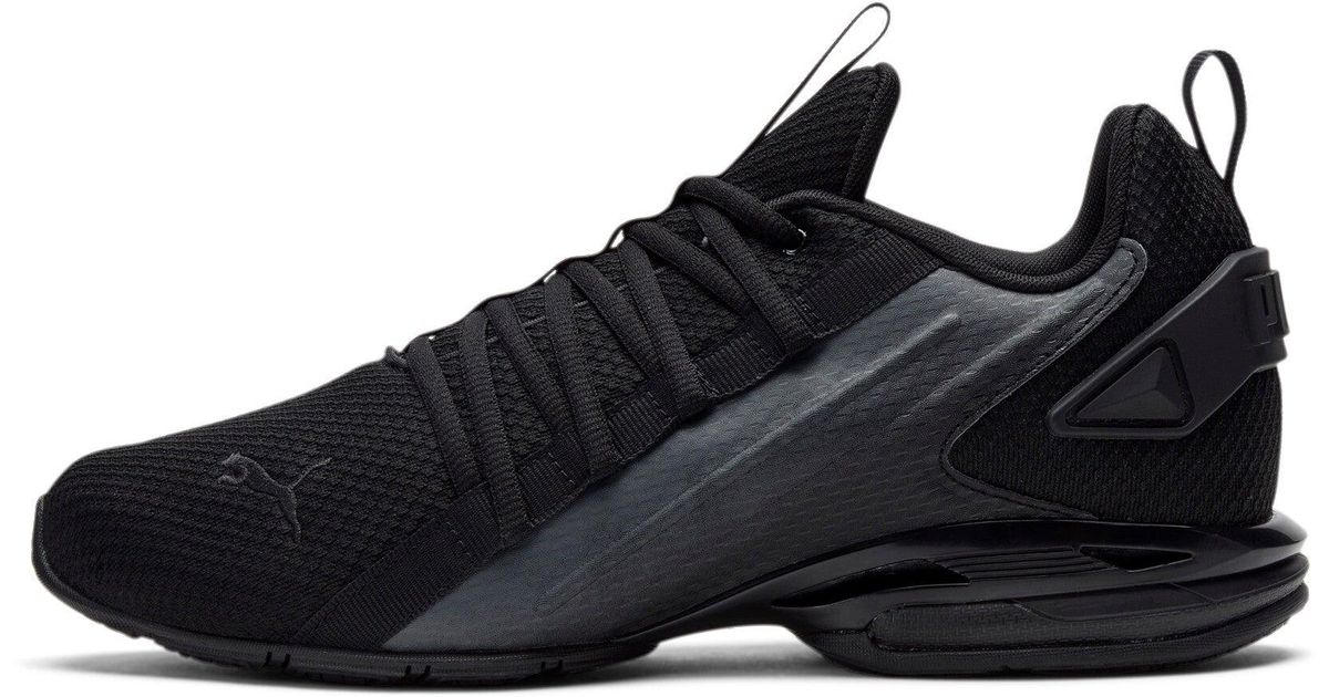 PUMA Ion Fade Running Shoes in Black for Men | Lyst