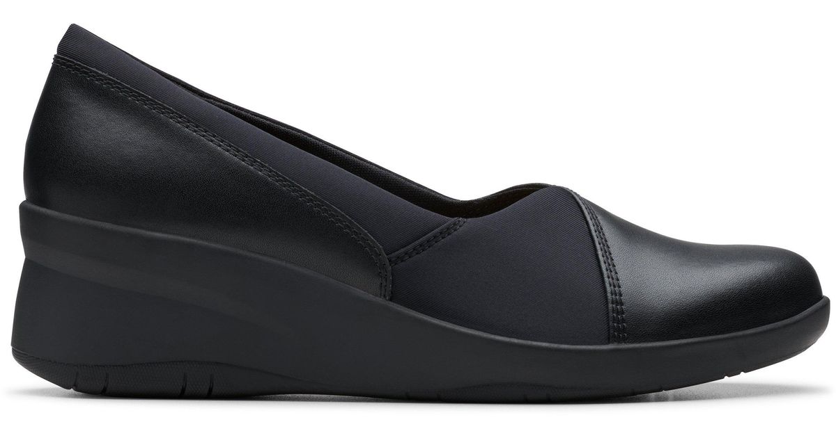 Clarks Collection Suttyn May Shoes in Black | Lyst