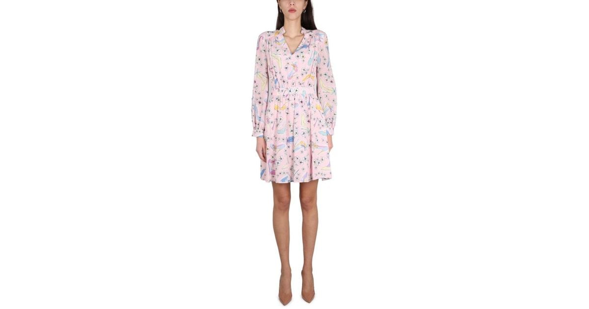 【関税&送料込】Boutique Moschino Heels And Flowers Dress Boutique Moschino 