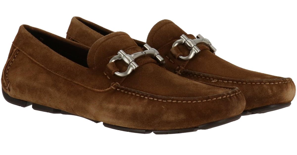 Ferragamo Walnut Loafer in Brown for Men Lyst