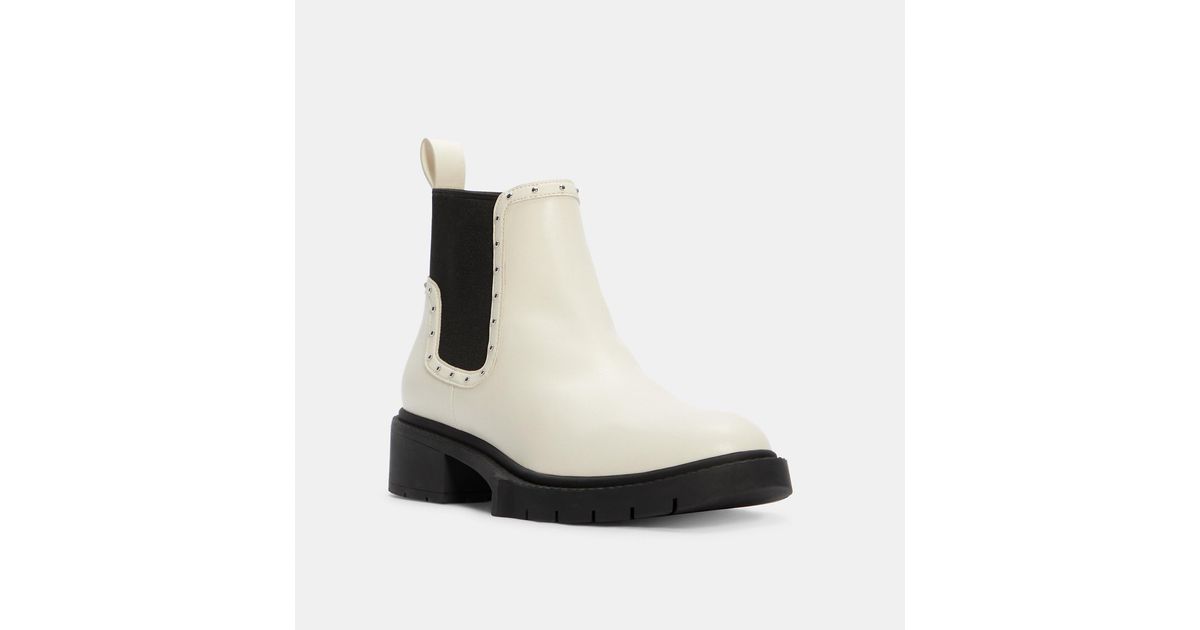 lory leather bootie coach