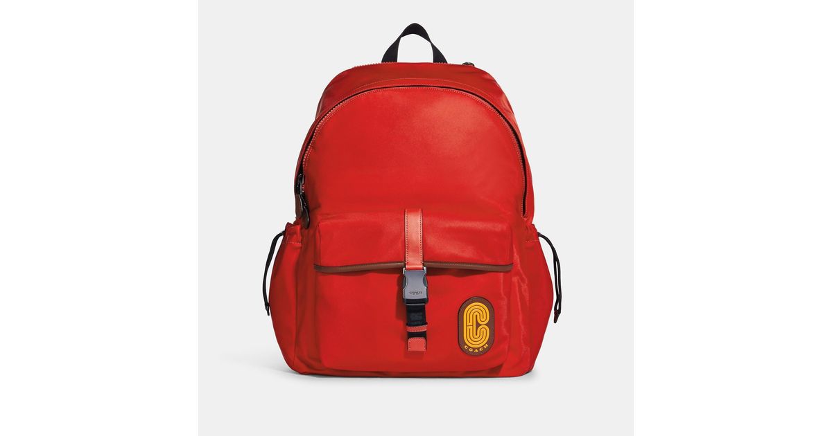 Max_Turbo: Backpacker's Ultra Luxury Red Leather Backpack