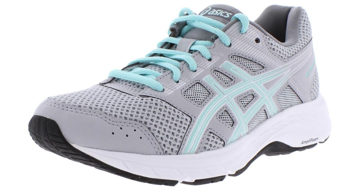 Asics Gelcontend 5 Mesh Amplifoam Running Shoes in Blue Lyst