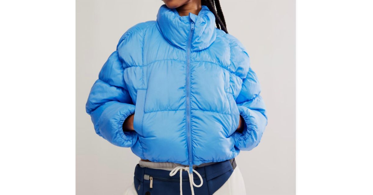 Fp Movement In A Bubble Puffer Jacket in Blue | Lyst