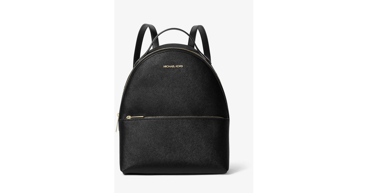 Michael Kors Outlet Sheila Medium Backpack in Black | Lyst