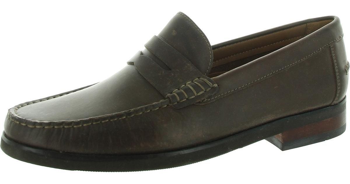 Mocassins Florsheim Homme Cuir Noir - Taille 7.5D (US) - Occasion Très Bon État