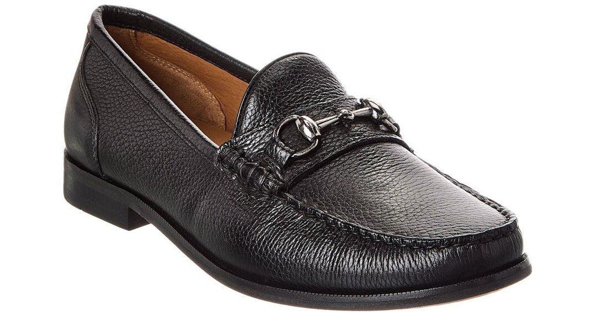 Donald J Pliner Nickolas Leather Loafer in Black for Men | Lyst