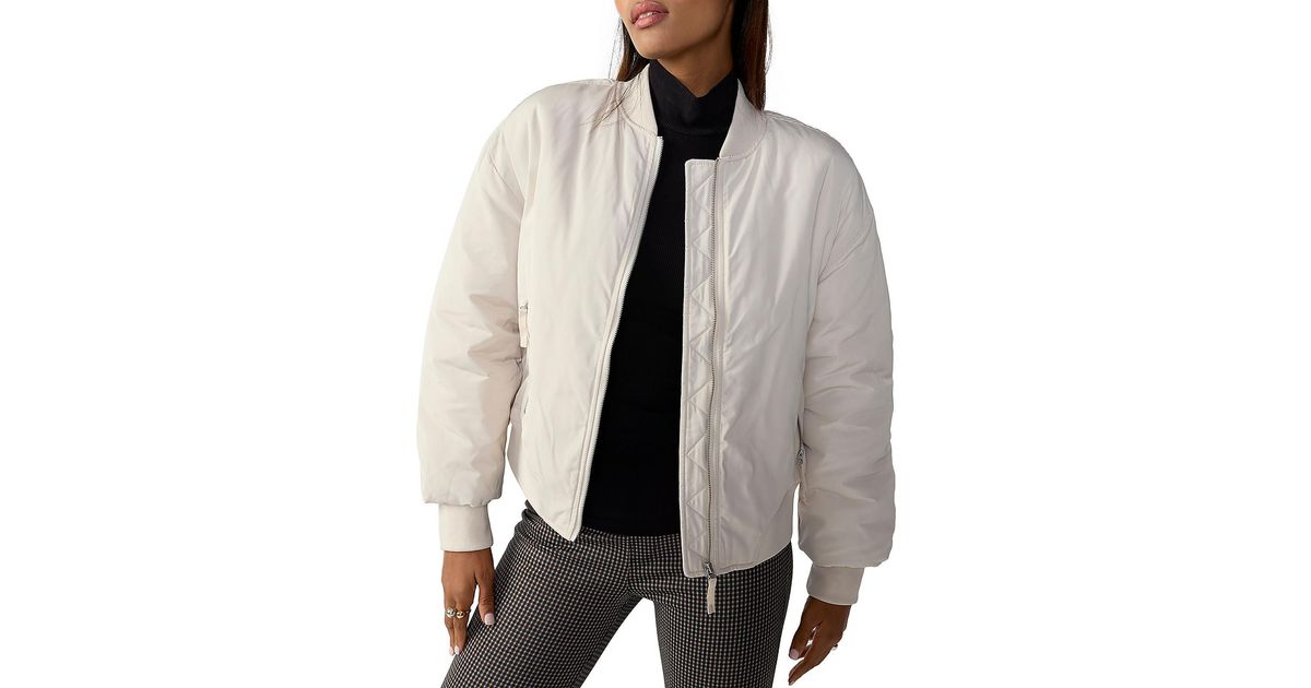 Sanctuary Maro Cold Weather Warm Bomber Jacket Lyst